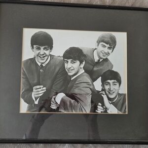 Framed Beatles Photo
